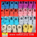 Winter low top Imitation leather OEM Custom hand made safety baby shoes